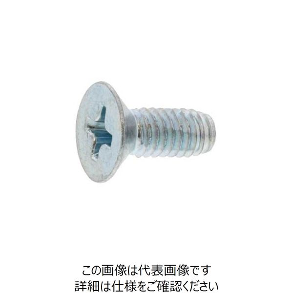 SUNCO 三価ホワイト FTネジ(サラ) 4×10 (7000本入) 30-00-FT01-0040-0100-03 1箱(7000本)（直送品）