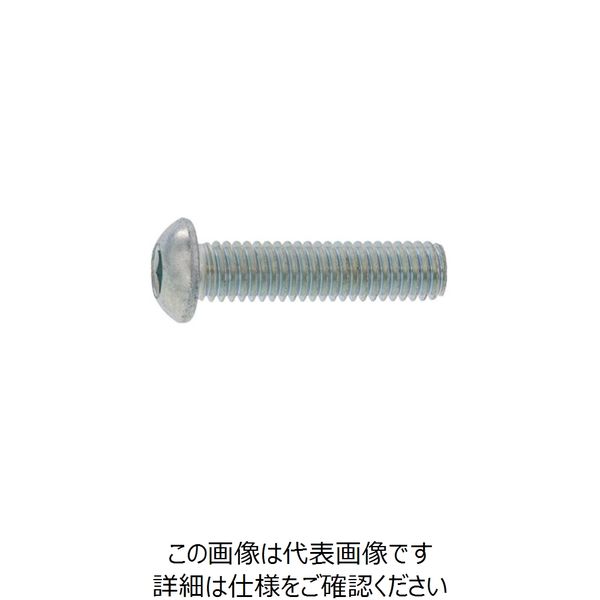 SUNCO ニッケル ボタンCAP(日産ネジ JIS B 1174 4×8 (1000本入) A0-00-100N-0040-0080-05（直送品）