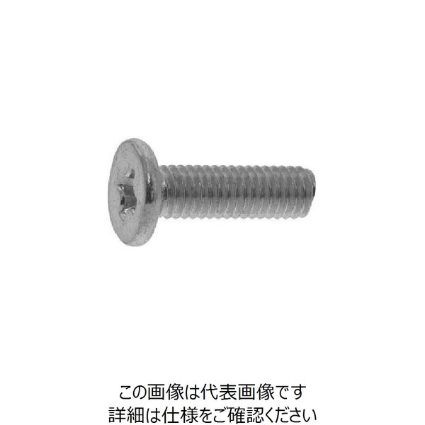 SUNCO 三価ブラック（+）超低頭ねじAHN3-CT 3×4 （2000本入） 230-3480（直送品）