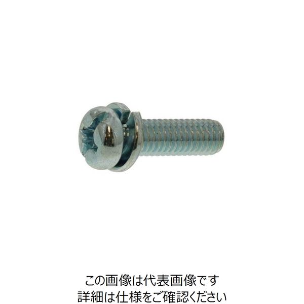 SUNCO クロメート (+ー)ナベP=2 4×5 (2000本入) 10-00-0202-0040-0050-02 1箱(2000本)（直送品）