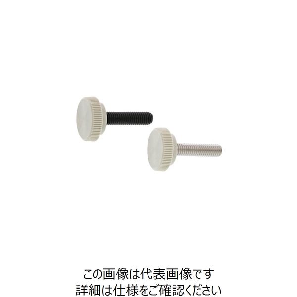 SUNCO サムスクリュー（全ネジ 丸型（グレー19 6×20 （100本入） 247-4080（直送品）