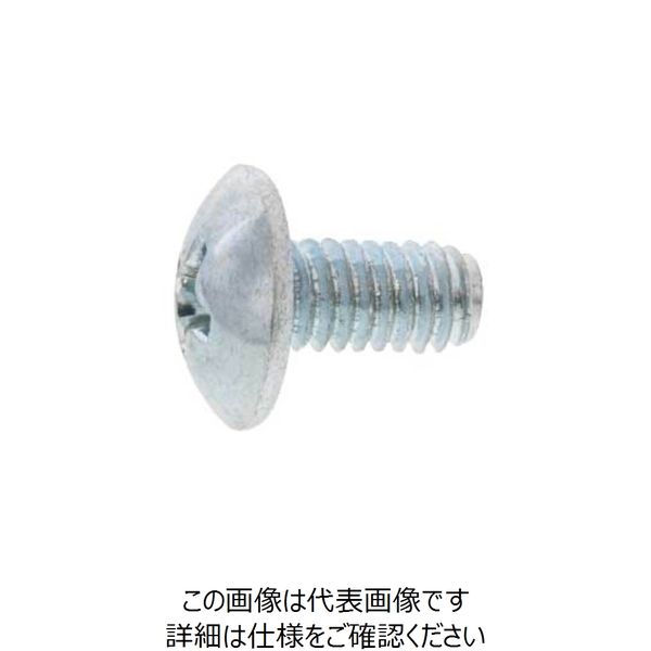 SUNCO 三価ホワイト FTネジ(トラス) 4×10 (5000本入) 30-00-FT03-0040-0100-03 1箱(5000本)（直送品）