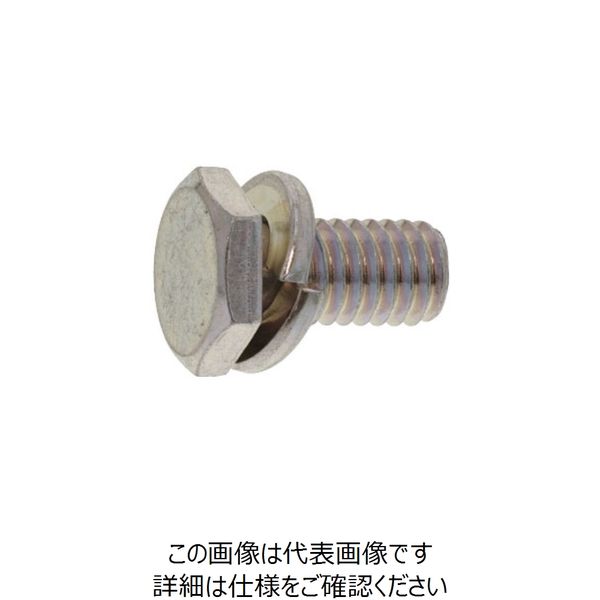 SUNCO ユニクロ スリムヘッド六角トリーマ P=2 6×10 (400本入) 11-00-A002-0060-0100-01（直送品）