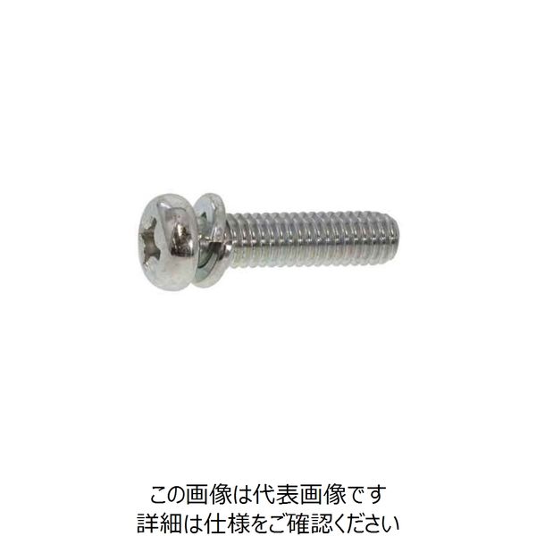 SUNCO 三価ホワイト （+）ナベP＝2（ウス板 3×12 （2500本入） 259-4343（直送品）