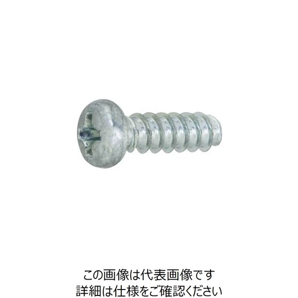 SUNCO 三価ホワイト (+)DELTA PT ナベ 4×8 (1500本入) 30-00-PD00-0040-0080-03（直送品）