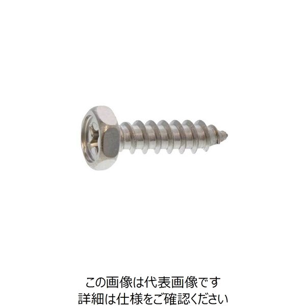 SUNCO 三価ホワイト (+)Aアプセット 8×70 (100本入) 20-00-000A-0080-0700-03 1箱(100本)（直送品）