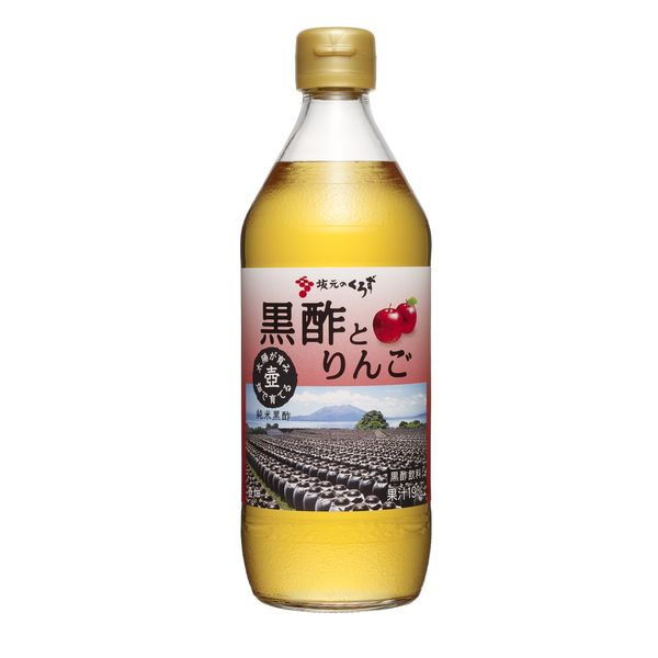 坂元醸造 黒酢とりんご 1セット(500ml×5個) 407461-5（直送品）