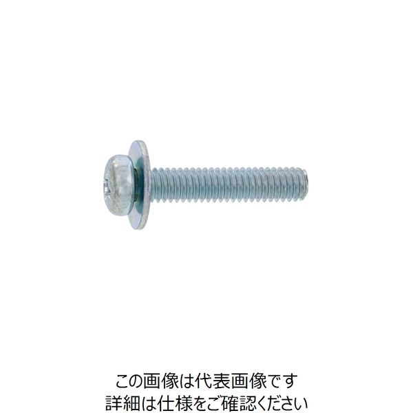 SUNCO 三価ホワイト (＋)B0サラ 3×6 (3500本入) ■▼262-0636 21-00-0101-0030-0060-03 1箱