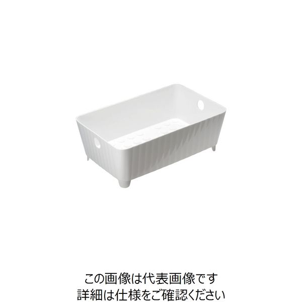 新輝合成 TONBO シンクシンク水切りバスケットPー37 ホワイト 03012 1個 249-8669（直送品）