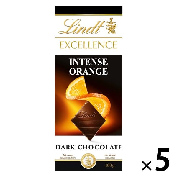 Lindt（リンツ） エクセレンス オレンジアーモンド 100g 5個 六甲