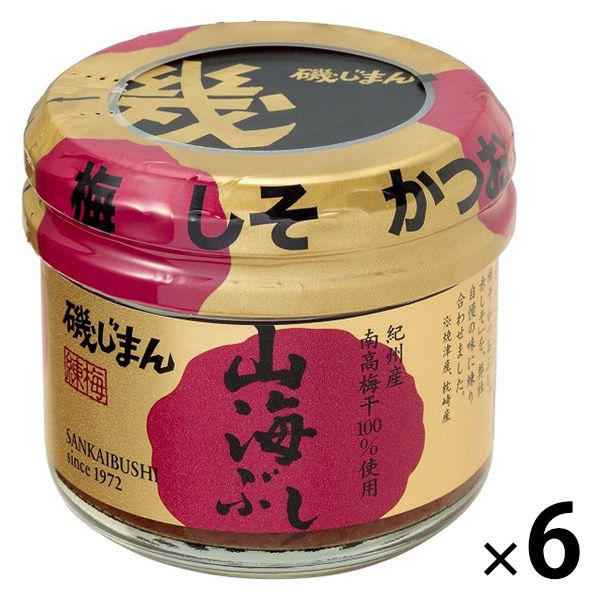 磯じまん 練梅 山海ぶし 紀州産南高梅干100%使用 105g 1セット（6個）