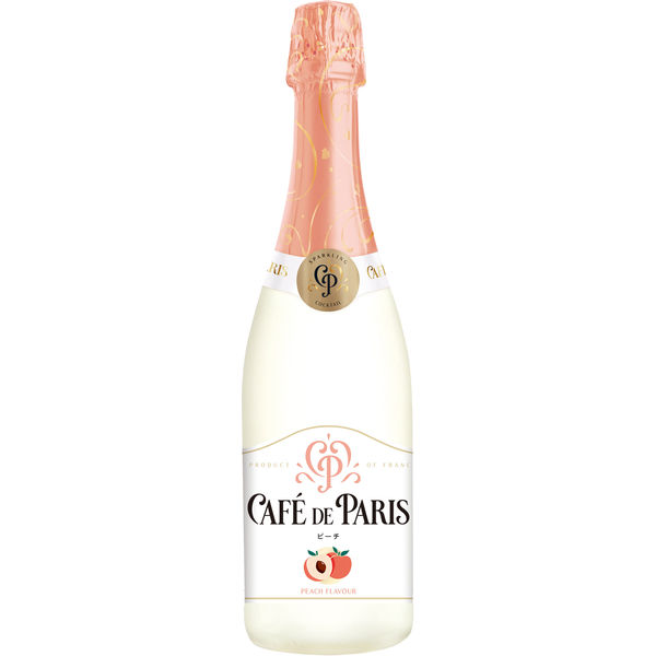 【スパークリングワイン】カフェ・ド・パリ ブラン・ド・フルーツ ピーチ 750ml 1本