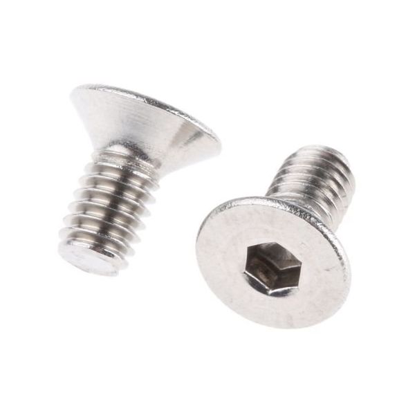 アールエスコンポーネンツ RS PRO 六角穴付ボルト M10 x 60mm六角ソケット皿頭 124-7262 1袋(25個)（直送品）