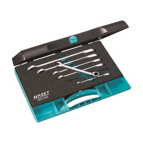 HAZET ギアラチェットレンチセット 606N/6 1セット 167-9343（直送品）