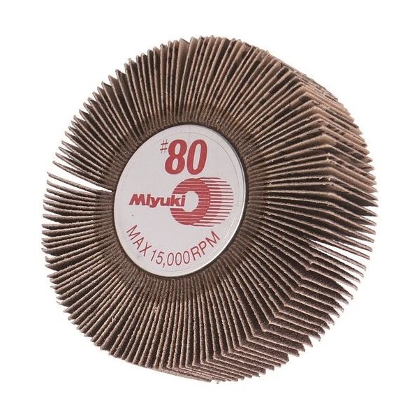 ミユキ産業 ミユキ ミラクルフラップ J87ー30R 80X25X6 80# MMR8025-80 1個 125-9297（直送品）