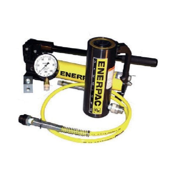 エナパック アルミ単動シリンダ・軽量アルミ手動ポンプセット P392AL-RAC3