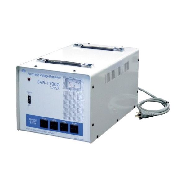 スワロー電機 スワロー 交流定電圧電源装置 サイリスタ式 SVR-1700G 1台 868-8481（直送品）