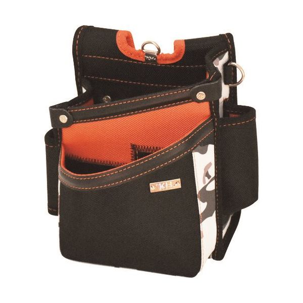 基陽 KH SAKURA 腰袋 大 ホルダー付 オレンジ GEA1608R 1個 135-9297（直送品）