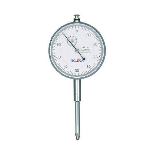 テクロック 標準型ダイヤルゲージ 測定範囲20mm KM-130R 1個 838-0266（直送品）