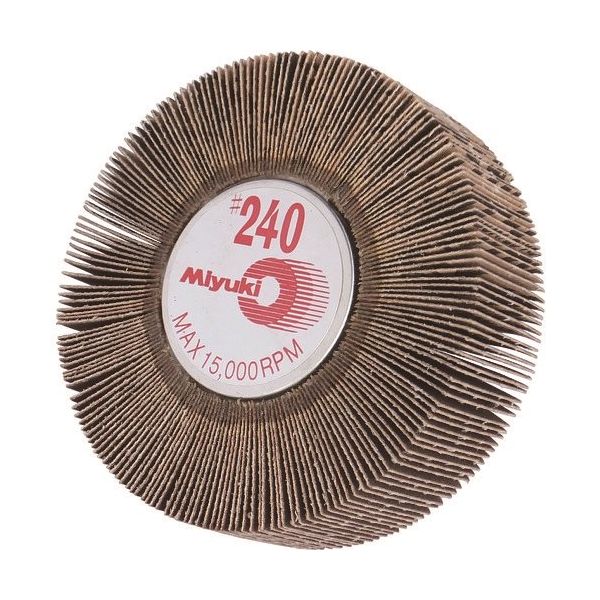 ミユキ産業 ミユキ ミラクルフラップ J87ー30R 80X25X6 240# MMR8025-240 1個 125-9367（直送品）