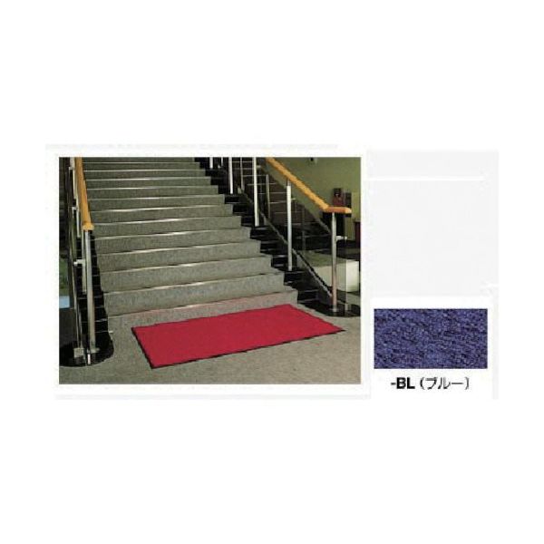 ナイキ マット W600×D900×H9 SNL0609-BL 1個 868-6302（直送品）