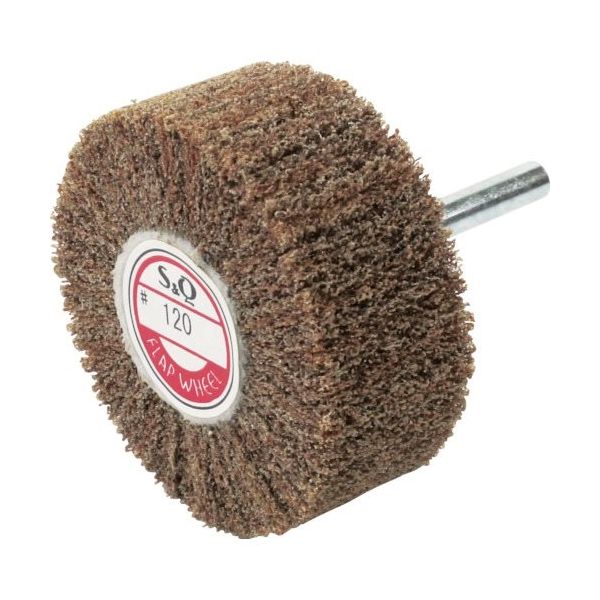 ムラコ MURAKO 軸付ナイロンホイール 外径60幅25軸径6 #120 SQN6025 1セット(10個) 852-6121（直送品）