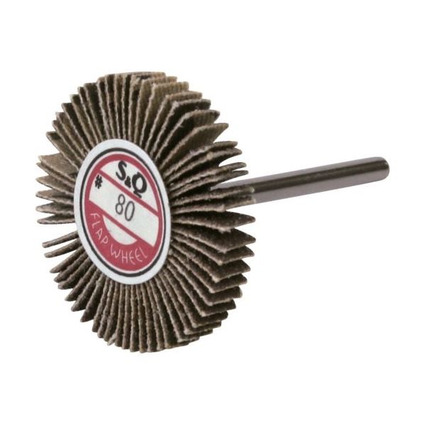 ムラコ MURAKO 軸付フラップ金具無し 外径30幅5軸径3mm 粒度#150 150# KN3005 150 1セット(10個) 852-5840（直送品）