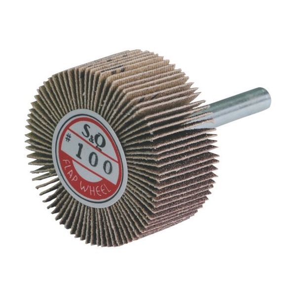 ムラコ MURAKO 軸付フラップ金具無し 外径40幅5軸径6mm 粒度#400 400# KN4005 400 1セット(10個) 852-5883（直送品）