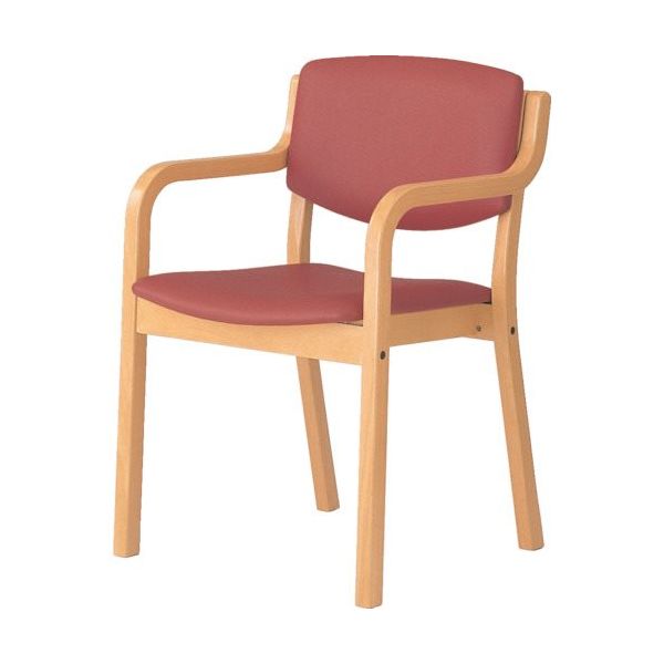 ナイキ 木製チェアー E205-LGR 1個(1脚) 868-4753（直送品）