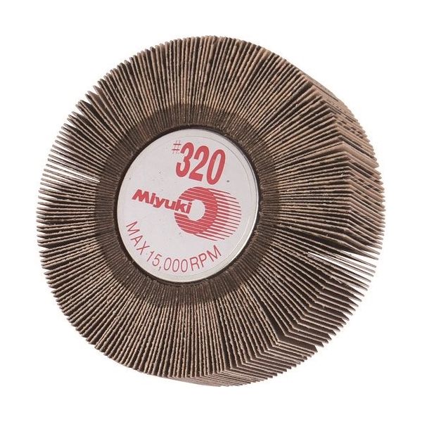 ミユキ産業 ミユキ ミラクルフラップ J87ー30R 80X25X6 320# MMR8025-320 1個 125-9331（直送品）