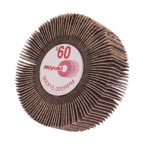 ミユキ産業 ミユキ ミラクルフラップ J87ー30R 80X25X6 60# MMR8025-60 1個 125-9304（直送品）