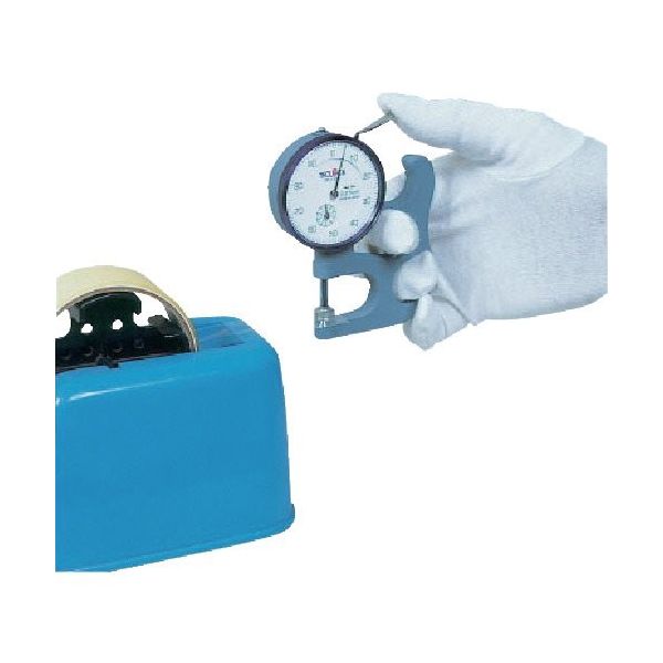 テクロック ダイヤルシックネスゲージ 測定範囲10mm SM-112AT 1個 838-0326（直送品）