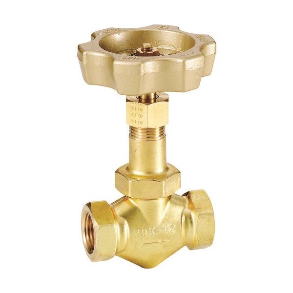 フジキン Fujikin 黄銅製ニードルバルブ3/4B DH-12E-R 1個 850-4761（直送品）