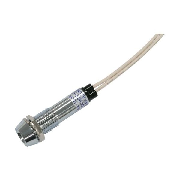 坂詰製作所 サカズメ LED表示灯 DAー10JPL (AC/DC100V接続)Φ10 白 DA-10JPL-AC/DC100V-W 1個（直送品）