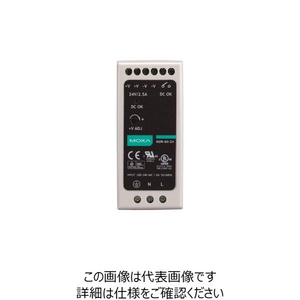 アイ・ビー・エス・ジャパン MOXA MDRー40ー24 1個 168-4989（直送品）