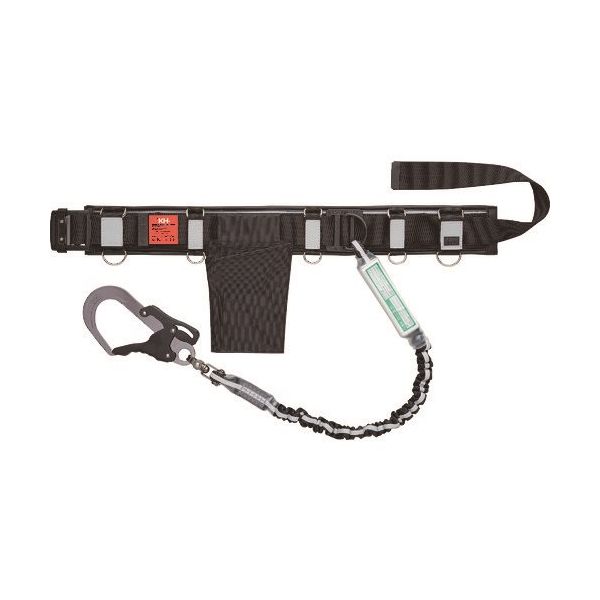 基陽 KH 補助帯付き 胴ベルト型安全帯 BS500+S1JDWSー17+47413F BSAKMJDWS 1本 167-5639（直送品）