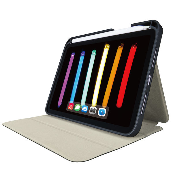iPad mini 2021年モデル 第6世代 8.3インチ ケース レザー 手帳 磁石 