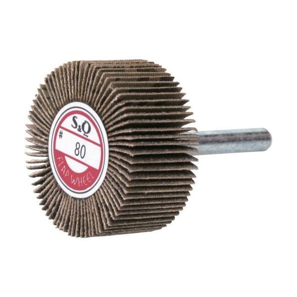 ムラコ MURAKO 軸付フラップ金具無し 外径40幅20軸径6mm 粒度#320 320# KN4020 320 1セット(10個)（直送品）