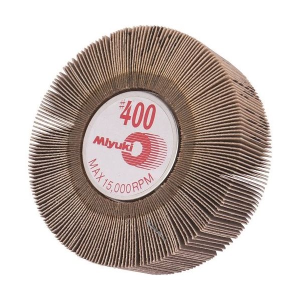 ミユキ産業 ミユキ ミラクルフラップ J87ー30R 80X25X6 400# MMR8025-400 1個 126-0872（直送品）