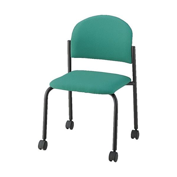 ナイキ NAIKI パイプチェアー ビニールレザー張り E163BC-LGR 1個(1脚) 868-4702（直送品）