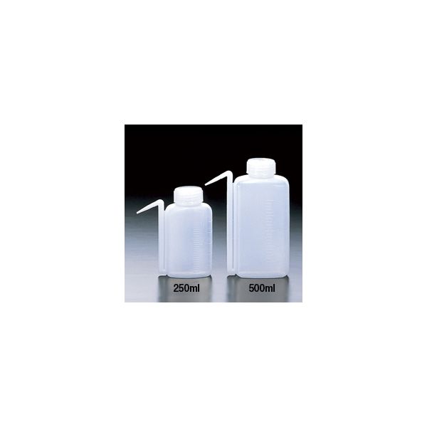 サンプラテック エコノ角型洗浄瓶 500mL 02116 1セット(5本)（直送品）