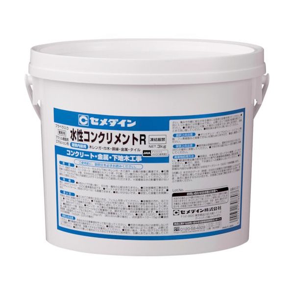 セメダイン 建築内装用接着剤 水性コンクリメントR 3kg AE-221 6缶（直送品）