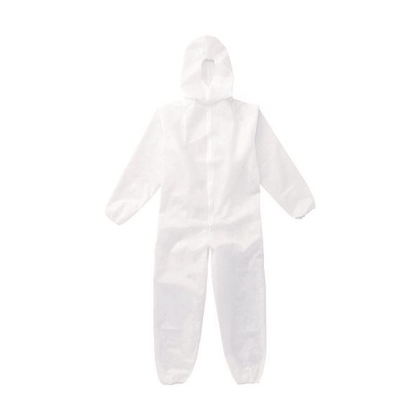 山田辰 AUTOーBI 簡易保護服100ー009ホワイトー4L 100-009-4L 1セット(5着) 157-8164（直送品）