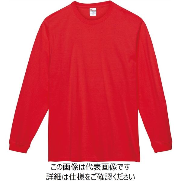 トムス 7.4オンススーパーヘビーウエイト長袖Tシャツ レッド XS 00149-HVL-010-XS 1セット(2枚)（直送品）
