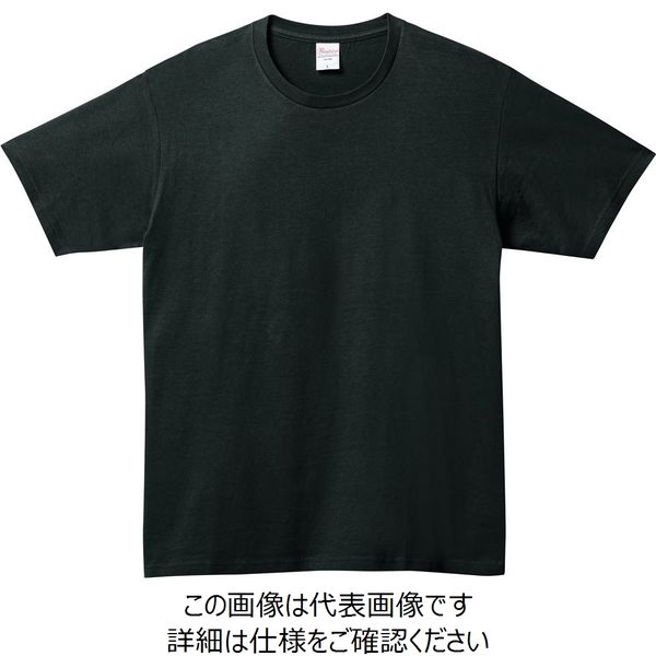 トムス 5.0オンスキッズベーシックTシャツ スモークブラック 110