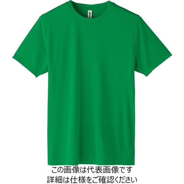 トムス 3.5オンスインターロック ドライTシャツ グリーン L 00350-AIT-025-L 1セット(5枚)（直送品）