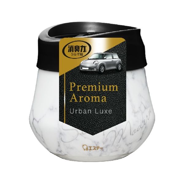 クルマの消臭力 Premium Aroma プレミアムアロマ 車用 消臭芳香剤 消臭剤 車 ゲルタイプ アーバンリュクス 90g（直送品）
