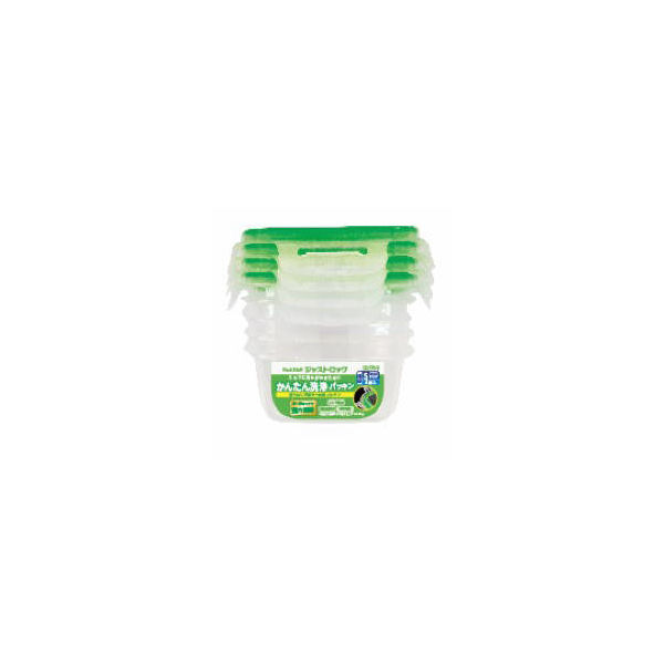 エビス パックスタッフ 食品保存コンテナジャストロックS 4コ入 4901221166000 1セット(4個入×36点セット)（直送品）