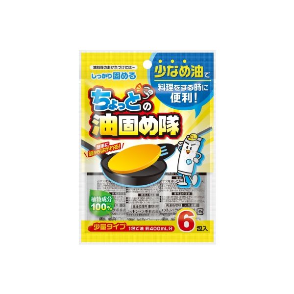 コットン・ラボ ちょっとの油固め隊 6包入 4973202702019 6包×10点セット（直送品）