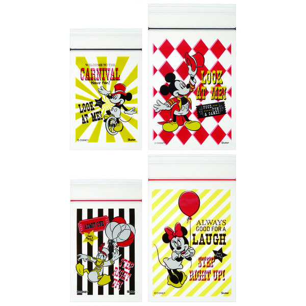 スケーター チャック付きプチ袋(20枚入ミッキーカーニバル CPF2S 4973307457333 1セット(20枚×10点セット)（直送品）